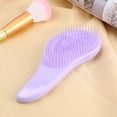 thumbnail image 2 of Peine para desenredar enredos portátil Herramienta de peinado de cepillo de masaje para el cabello (púrpura) Tmvgtek cuidado belleza, 2 of 9