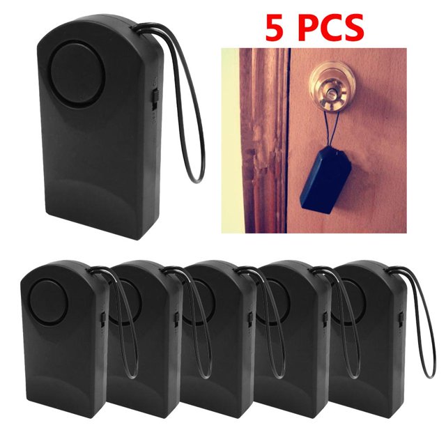 Paquete De 5 Piezas De Sensor De Sistema De De Seguridad Antirrobo Colgante De Puerta De Ventana Para shamjiam Alarma de perilla de puerta