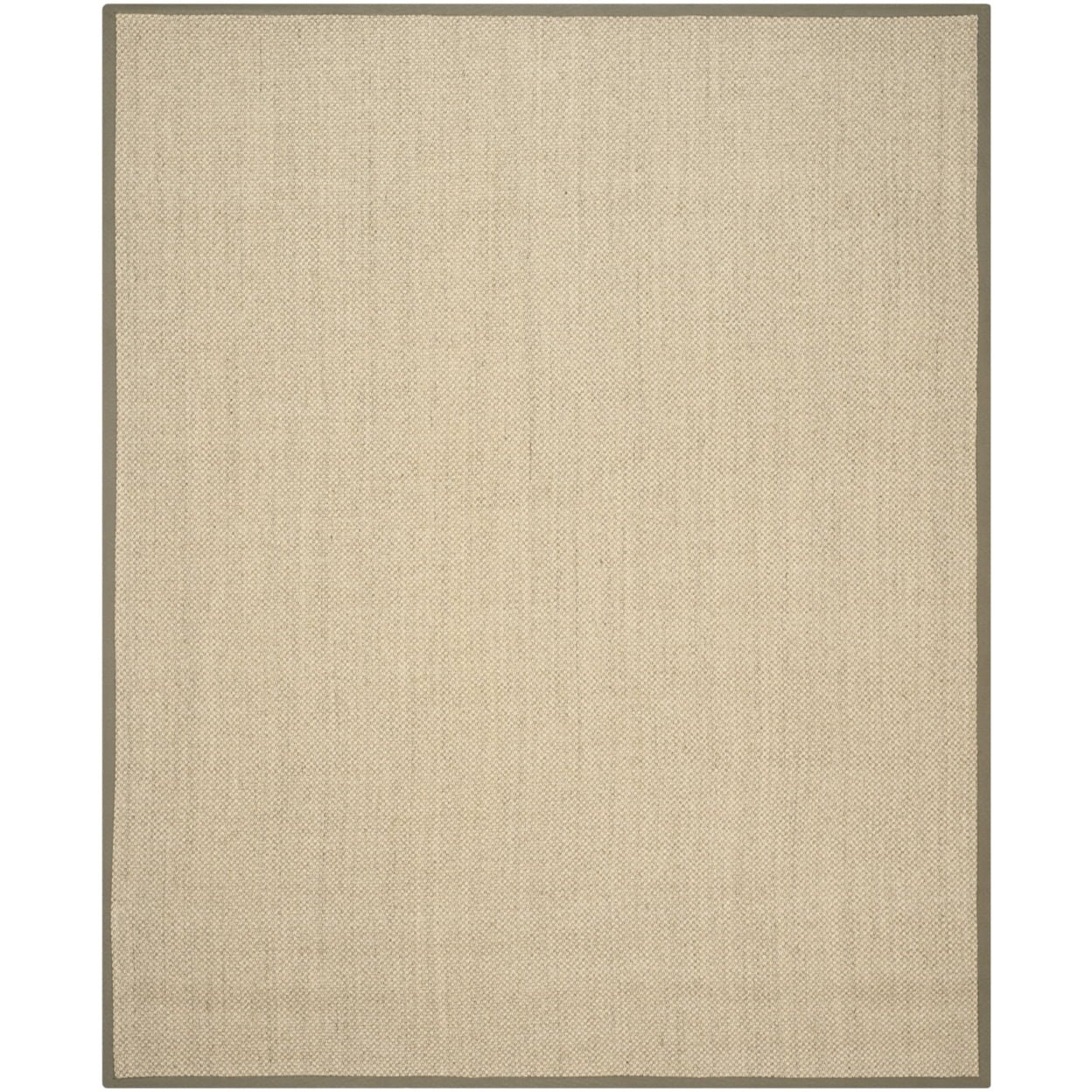 SAFAVIEH Natural Fiber Juniper Border Sisal Runner Rug, Natural/Green, 2'6" x 6'