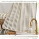 thumbnail image 5 of Cortinas Jinchan de lino a rayas 61x61 cm para cocina, 2 paneles tipo tier, 5 of 9