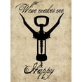 thumbnail image 2 of Lewis, Sheldon 12x14 White Modern Wood Framed Museum Art Print Titled - Happy Wine, 2 of 4
