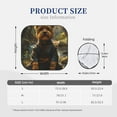 thumbnail image 2 of Kdxio Forest Creek Cute Dog Print 2-Piece Sun Shade Front Windshield - Foldable Car Front Window Sunshades for Most Sedans SUV Truck, 2 of 6