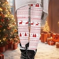 thumbnail image 2 of Nilvkv Leggings for Girls, Girls Pants, Holiday-Ready Stretch Tights with Christmas Tree and Reindeer Print, finished with Elastic Waist Multicolor 4-5 Years, 2 of 8