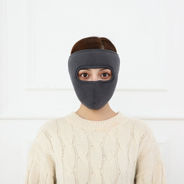 Máscara cálida de otoño e invierno, protección para el cuello para mujer y hombre, sombrero a prueba de viento, protección facial para montar al aire libre, máscara facial completa contra el viento