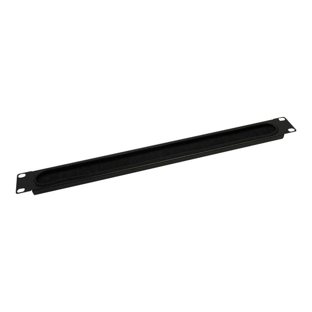 Tripp Lite Rack Enclosure Cabinet Cooling Horizontal Brush Strip 1URM - Rack cable entry panel with brush - 1U
