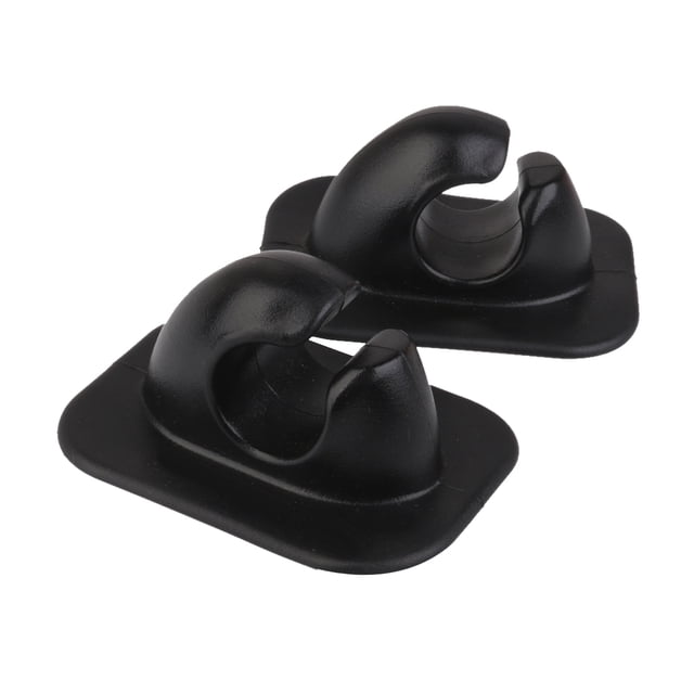 Titular De Ganchos Paddle Pvc Para Kayaks Barco De Pesca 2pcs Negro Sunnimix Gancho de Paddle