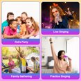 thumbnail image 2 of Karaoke Microphone for Kids, Gifts for 3 4 5 6 7 8 Year Old Girls, Boys Girls Toys Kids Microphones with Light, Bluetooth Microphone Birthday Gifts for 3-12 Years Old Girls, 2 of 7