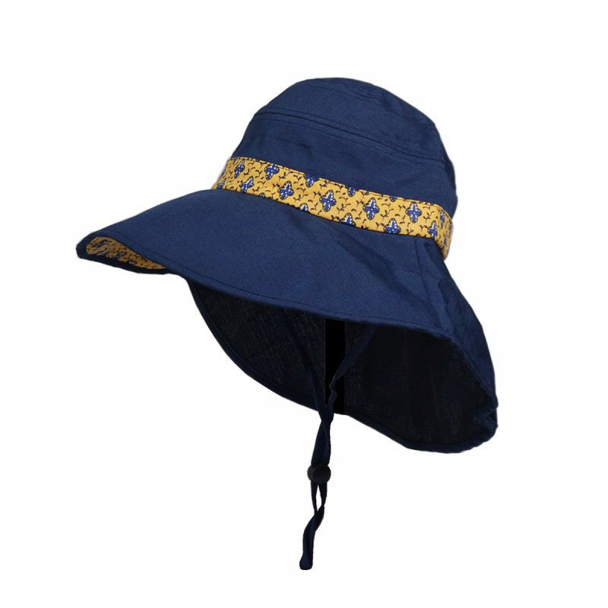 Chapeau De Soleil Pour Femme - Large Bord, Maille Respirante - Été, Plage, Ville - Taille Unique (env. 33x31x5 Cm) - Coloris Variés