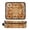 Decorative Sun Design, variant on Hair Tool Organizer Bag with Heat Resistant Mat Removable Travel Storage Case for Hot Air Brushes Curling Irons Tiger Stripes Pattern