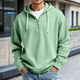 thumbnail image 1 of MHFRRA Sudadera con Capucha y Cremallera de Un Cuarto de Manga Larga con Bolsillo Frontal Tipo Cangurera para Uso Deportivo Informal Al Aire Libre, Tela Ligera y Cómoda Verde, 1 of 4