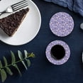 thumbnail image 5 of FMSHPON Merry Christmas Set of 6 Round Coaster for Drinks, Absorbent Ceramic Stone Coasters Cup Mat with Cork Base for Home Kitchen Room Coffee Table Bar Decor, 5 of 5