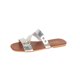 thumbnail image 1 of Mujeres Zapatos de Caminar Estilo Crisscross Correa de Tobillo Sandalias Planas, Correa de Tobillo Pisos Más Tamaño Redondo Pie Abierto Pie de la Playa Zapatos de Verano, 1 of 9