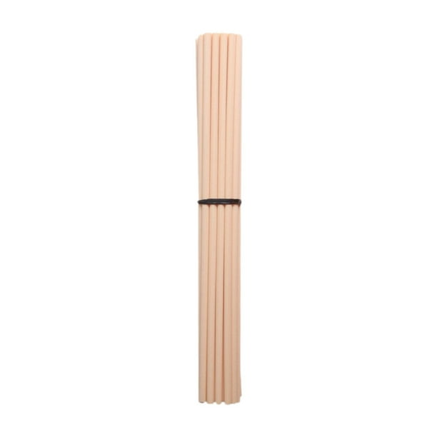 100pcs palitos de difusor, barras de aceite esenciales 3 mmx25cm componente reemplaza recargas del difusor para de dormitorio spa de baño Color de madera