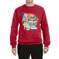 thumbnail image 2 of Wild Bobby, Betty Boop Endless Summer Beach the Dog Betty Boop Unisex Crewneck Sweatshirt, Red, 4X-Large, 2 of 5