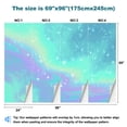 thumbnail image 3 of Peel and Stick Wallpaper Waterproof Galaxy fantasy pastel colors Wall Mural Decor Self Adhesive and Removable 69in x 98in, 3 of 8