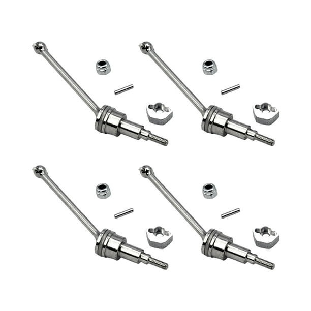 Bewildely Montaje hexagonal de rueda de eje de transmisión CVD delantero trasero para HBX 1/18 RC 18859E 18858E CVD delantero trasero de alta Kits de construcción modelo