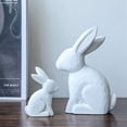thumbnail image 4 of HCTSHG Rabbit Garden Statue,Outdoor Standing Bunny Sculpture,Lawn and Garden Decor,Easter Standing Bunny Ornament for Home,Living Room,Bedroom,Light Decoration, 4 of 5