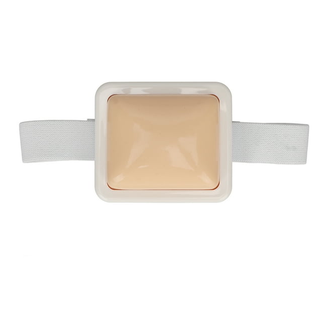 Almohadilla De Práctica De Inyección Intramuscular, Esponja De Piel Humana De Simulación 2 Capas Almohadilla De Entrenamiento De Inyección Médica Banda Elástica Usable Para