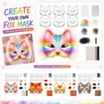 thumbnail image 2 of Cat Mask Craft Set All Ages Diy Painting Supplies for Halloween Creative Party Activities, 2 of 6