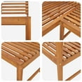 thumbnail image 5 of vidaXL Garden Corner Bench 140 cm Solid Acacia Wood, 5 of 5