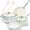Blue, variant on 8-Pcs Nonstick Pots and Pans with Lid, Cookware Set, Green