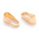 thumbnail image 3 of Brass Snap on Bails Real 18K Gold Plated Oval 10x4x4mm Inner Diameter: 10x3.5mm, 3 of 4