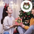 thumbnail image 6 of Pklyzj Christmas Decorations,Christmas Wreath Bows Christmas Decor Present Wrapping Bows Ribbon Bows For Wreath Christmas Tree Bows For Xmas Party Decoration Home Indoor Outdoor Wreath Christmas Deco, 6 of 6