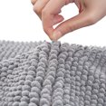 thumbnail image 6 of Mainstays Grey 2-Piece Chenille Noodle Bath Rug Set 17"x24", 6 of 7
