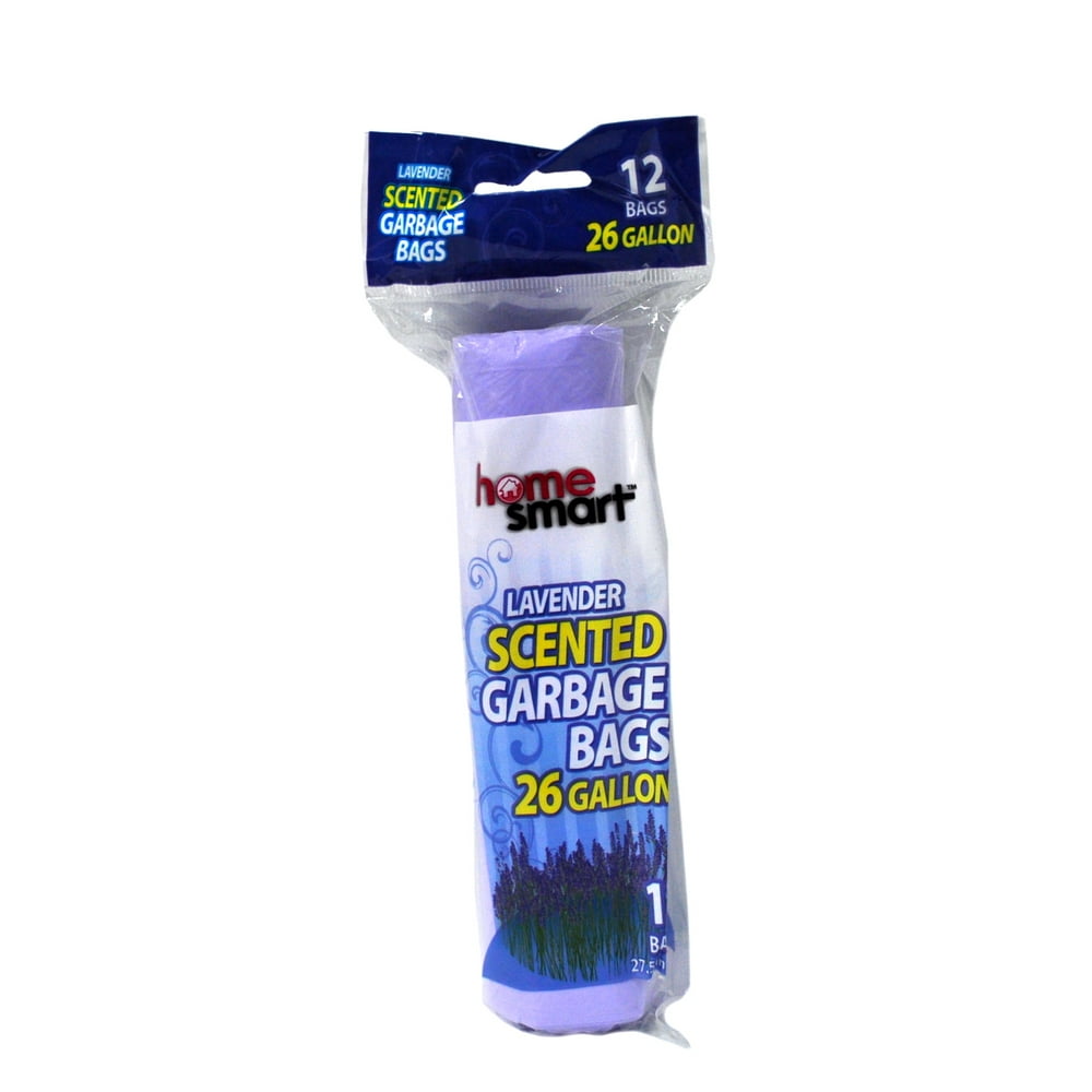 Home Smart Lavender Scented 26 Gallon Garbage Bags