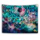 thumbnail image 1 of Tapiz de mandala azul psicodélico bohemio hippie indio para dormitorio, tapiz floral estético para colgar en la pared, arte de pared bohemio, decoración del hogar, 200x150cm, 1 of 5