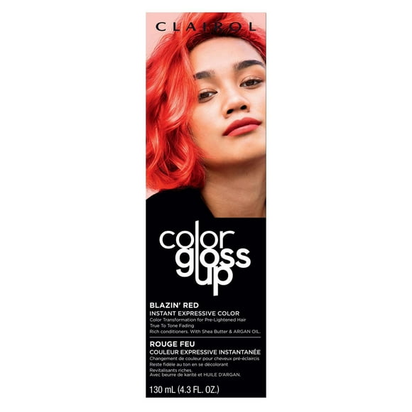 Clairol Color Gloss Up, Temporary Hair Dye, Hair Gloss Treatment at home