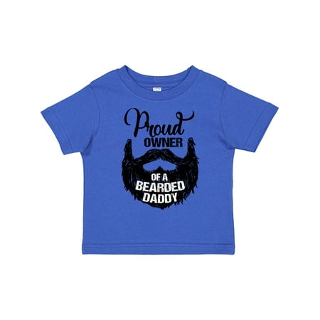 

Inktastic Proud Owner of a Bearded Daddy Gift Toddler Boy or Toddler Girl T-Shirt