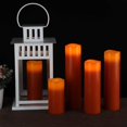thumbnail image 3 of Velas sin llama Vinkor Real Wax Pillar LED con mando a distancia, 9 unidades, 3 of 7