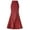 Red independence day dresses for women, variant on Black_Friday Cyber_Monday Deals Dianli Skirts for Women Floral Print Maxi Summer Skirt Party Loose Fashion Vintage Bandage Ruched Fishtail Skirt Red XXL