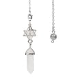 thumbnail image 1 of Collar con colgante de piedra de cristal con prisma Hexagonal para y adultos, joyería de blanco Yuyangstore Colgante prisma hexagonal, 1 of 7