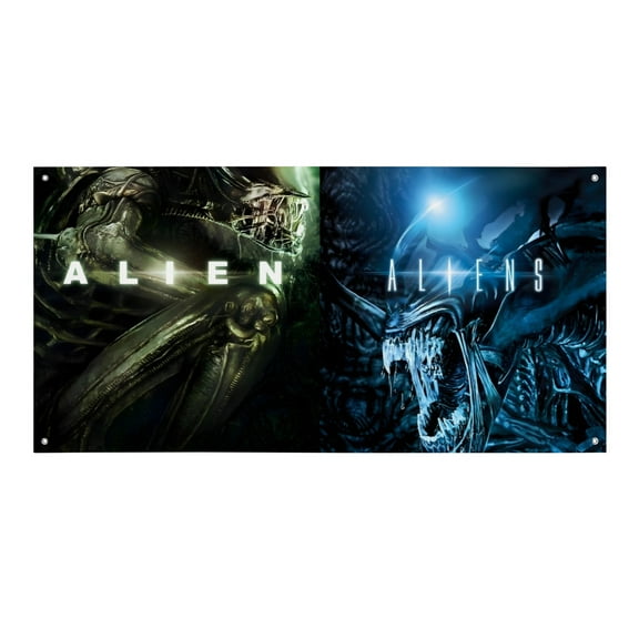 Alien-Theme Backdrops Banner Birthday Party Decor Supplies Personalized Party Backdrop Decoration,5x3ft（150x90cm）