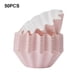 thumbnail image 3 of Inteprter 100 piezas tazas para hornear papel engrasado Cupcake Muffin Liners moldes DIY resistentes al calor accesorios de panadería para el hogar Herramientas y accesorios para hornear Rosa Inteprter HA065870-01, 3 of 6