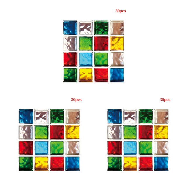 Ounissouiy 30 pegatinas para azulejos de cocina, pegatinas de mosaico para baño, decoración de pared autoadhesiva Type1 NO1