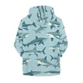 thumbnail image 2 of chaqlin Sharks Sweatshirts for Boys Trendy Y2K Zip up Hoodies Kids Long Sleeve Hooded Jacket Casual Outerwear Soft Drop Shoulder Cardigan with Pockets, 2 of 7