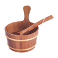 thumbnail image 4 of Cubo de Sauna y cucharón, cubo de agua de 4L, regalos, contenedor de almacenamiento de accesorios de Sauna resistente multifuncional para piscina, 4 of 9
