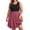Pink-Leopard, variant on Plus Size Women Tank Dresses Summer Sleeveless Crew Neck Sundresses Casual Beach Dress with Pocket