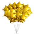 thumbnail image 1 of Kit 60 Globos Estrella Decoracion De Cumpleaño Fiesta Xtellar dorado, 1 of 3