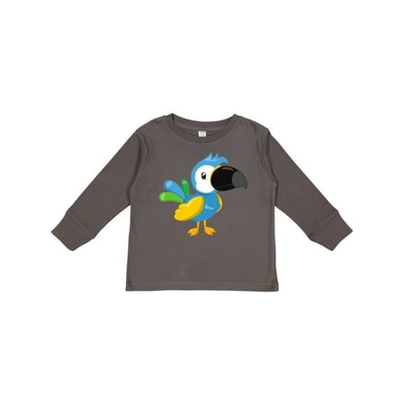 

Inktastic Colorful Parrot Tropical Parrot Cute Parrot Gift Toddler Boy or Toddler Girl Long Sleeve T-Shirt