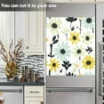 thumbnail image 3 of Yayeee Magnetic Dishwasher Cover for The Front Decoration Home Kitchen Machine Sticker Protector, White Flower, 3 of 6