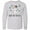 AC-Heather Grey, variant on Inktastic Let It Snow Cute Snowman in Hat and Scarf Long Sleeve Youth T-Shirt