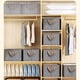 thumbnail image 4 of ¡Compra Inteligente!, Solución de almacenamiento de ropa sin esfuerzo para su vida con este organizador de armario de tela estilo cajón para suéteres y más Akmoler, 4 of 9