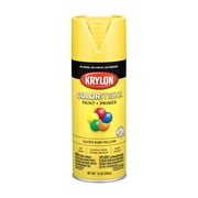 Krylon COLORmaxx Gloss Sun Yellow Spray Paint and Primer, 12 oz