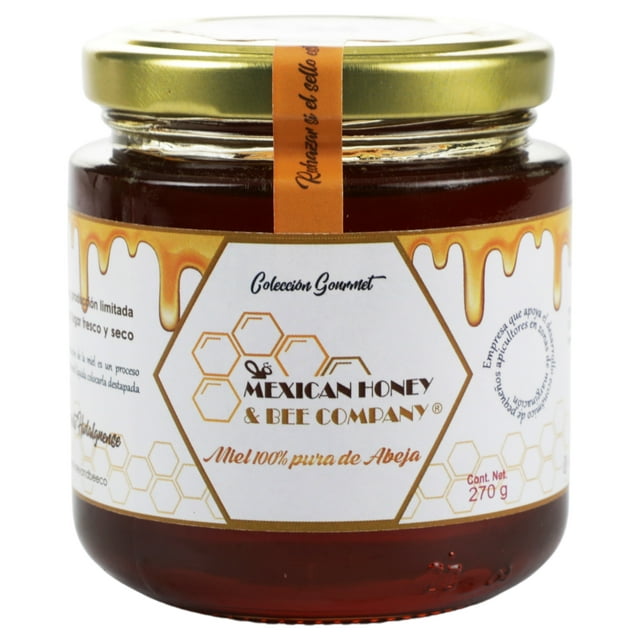 Miel 100% de Abeja, Multiflora, Mexican Honey & Bee Company, 270gr.
