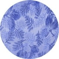 thumbnail image 1 of Ahgly Tapis Rond Lavable en Machine Intérieur Jour Transitionnel Bleu Ciel, 3 Pieds Rond, 1 of 7
