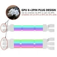 thumbnail image 4 of Computer 18AWG ARGB Sync PSU Power Supply Extension Cable Kit ATX 24PIN VGA GPU PCI-E 8PIN 6Pin RGB PC Module Cables, 4 of 6